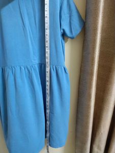 Sky Blue Casual Dress