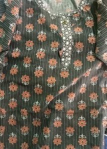 Floral Print Kurta
