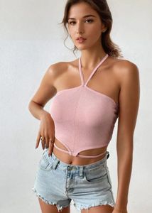 Pink Halter Neck top