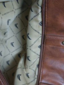 Blackberrys Stylish Brown Laptop Briefcase