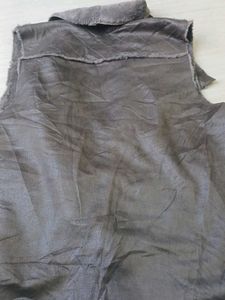 Unique Faux Fur Collar Vest