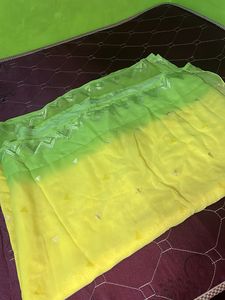 Vibrant Ombre Saree