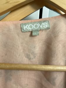 Peach Floral Koovs Cardigan