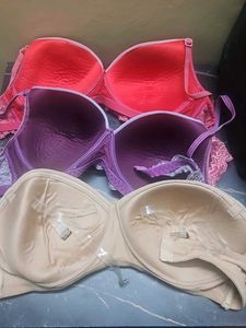 3 Bras+ Jockey UG (Free lingerie Bag)