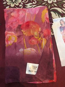 Beautiful Pink Fancy and Floral Saree