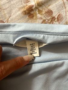 Light Blue Long Sleeve Bodysuit