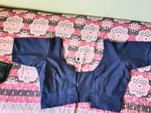 Navy Blue Saree Blouse