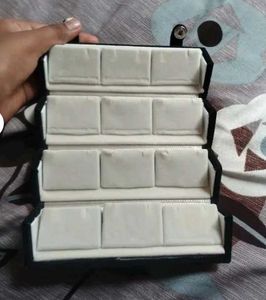 Jewellery Display Stand Holder | 4 Layer Velvet Ri