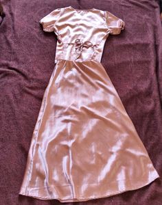 Elegant Satin top and skirt 😭