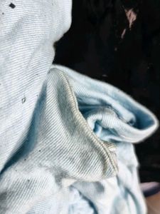 Light Blue Spaghetti Strap Mini Dress