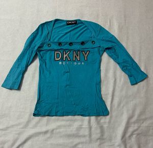 DKNY Blue Stylish Top