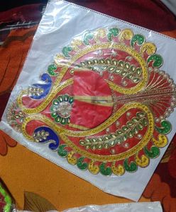 Embroidered laddu Gopal dress Pan theme