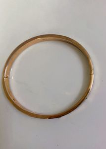 Elegant Rose Gold Bracelet with Stones