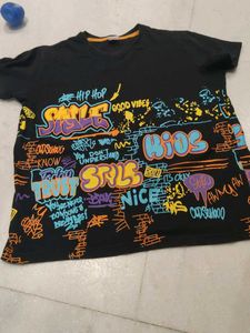 Graffiti Print Graphic T-Shirt