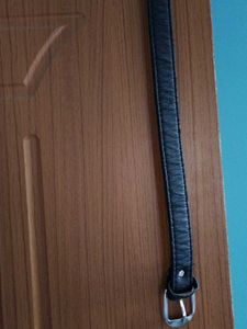 Classic Black Leather Belt