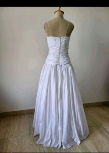 Elegant White Bridal Gown