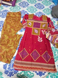 Printed Kurta Set cotton