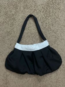 Elegant Black and White Clutch