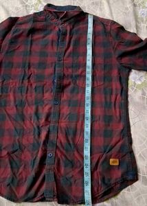 ROADSTER Men's Red &amp; Black Plaid Shirt