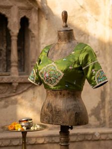 Vibrant Peacock Lehenga Choli Set