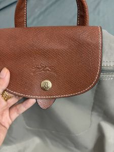White Longchamp Backpack