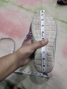 Purple Knit Sneakers