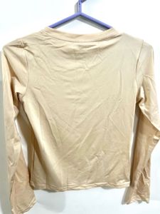 NEWME Solid Full Sleeve Top