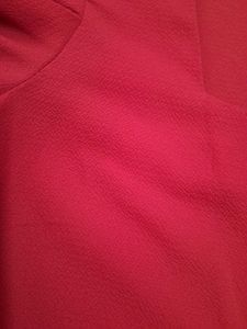 Chic Red Puff Sleeve Square Neck Top