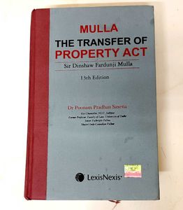 Mulla The Transfer of Property Act 13th Ed