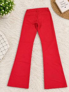 Express Red Flare Pants