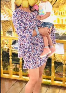 Floral Print Mini Dress