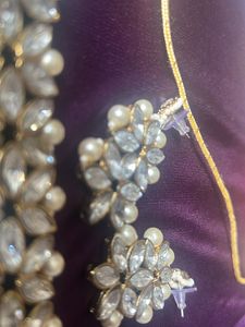 Elegant Rhinestone &amp; Pearl Choker Set