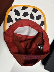 Brown &amp; Yellow Plaid Cap Toy 4