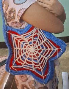 Handmade Spiderman Crochet Bag