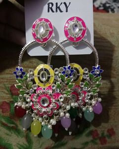Floral Drop Earrings