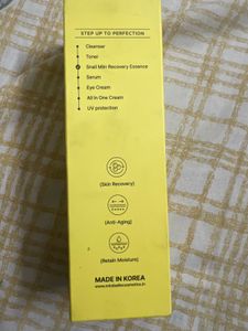 sealed Mirabelle Snail Mucin Recovery Essenc