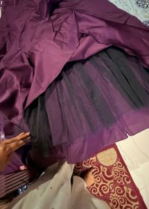 Elegant Purple Evening Gown