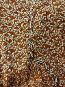 Chic Floral Print Long Sleeve Top