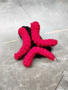 Kawaii Red Anger Mark Hair Clips