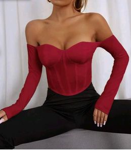 Stylish Off-Shoulder Corset Top