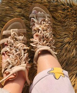 Boho Fringe Sandals