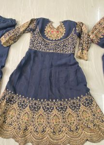 fully stitched plazzo dress