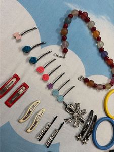 Assorted Hair Clips &amp; Bracelet Set