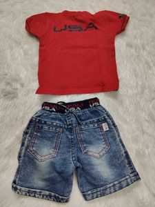 Team USA T-Shirt and Shorts Set