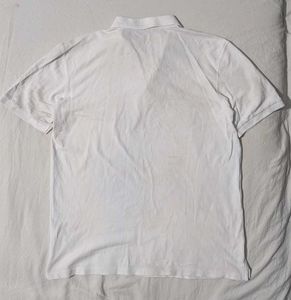 Zara Classic White Polo Shirt