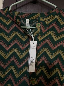 Stylish Geometric Print Kurta