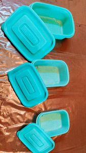 Turquoise Food Storage Containers - Set of 3