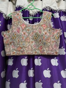 Embroidered lehenga Set with Jacket