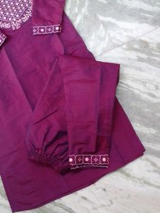 Elegant Embroidered Kurta Set
