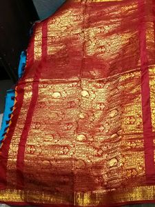 GentlyUsed YellowMisoreSilkSaree-MaroonBorder+